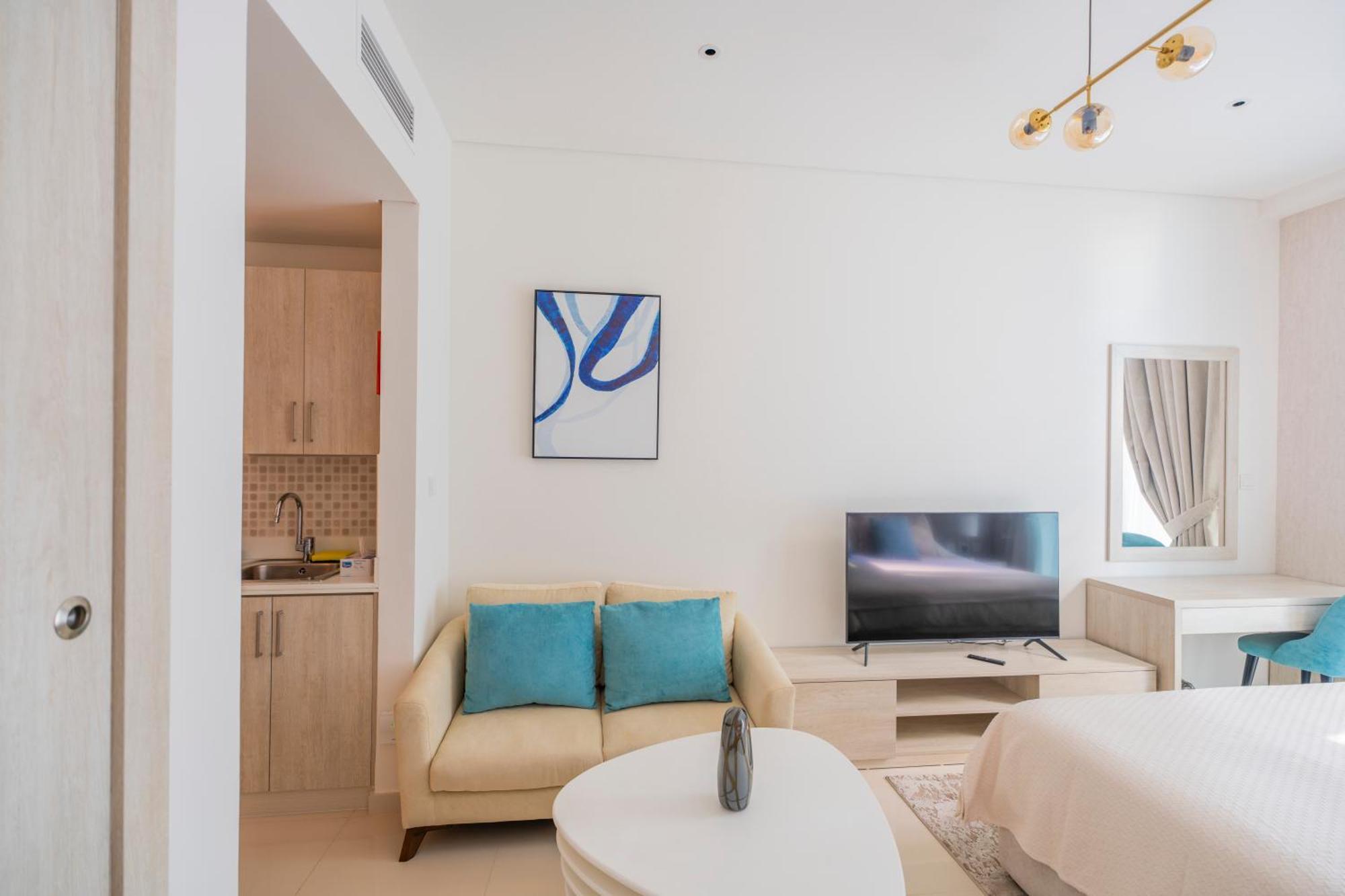 Studio With Pool And Private Beach Access On Palm Jumeirah Dubai Exteriör bild