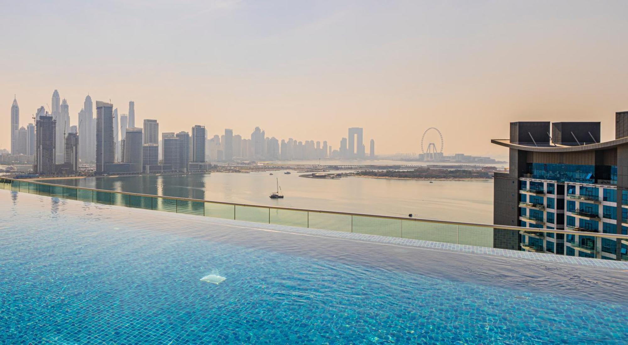 Studio With Pool And Private Beach Access On Palm Jumeirah Dubai Exteriör bild