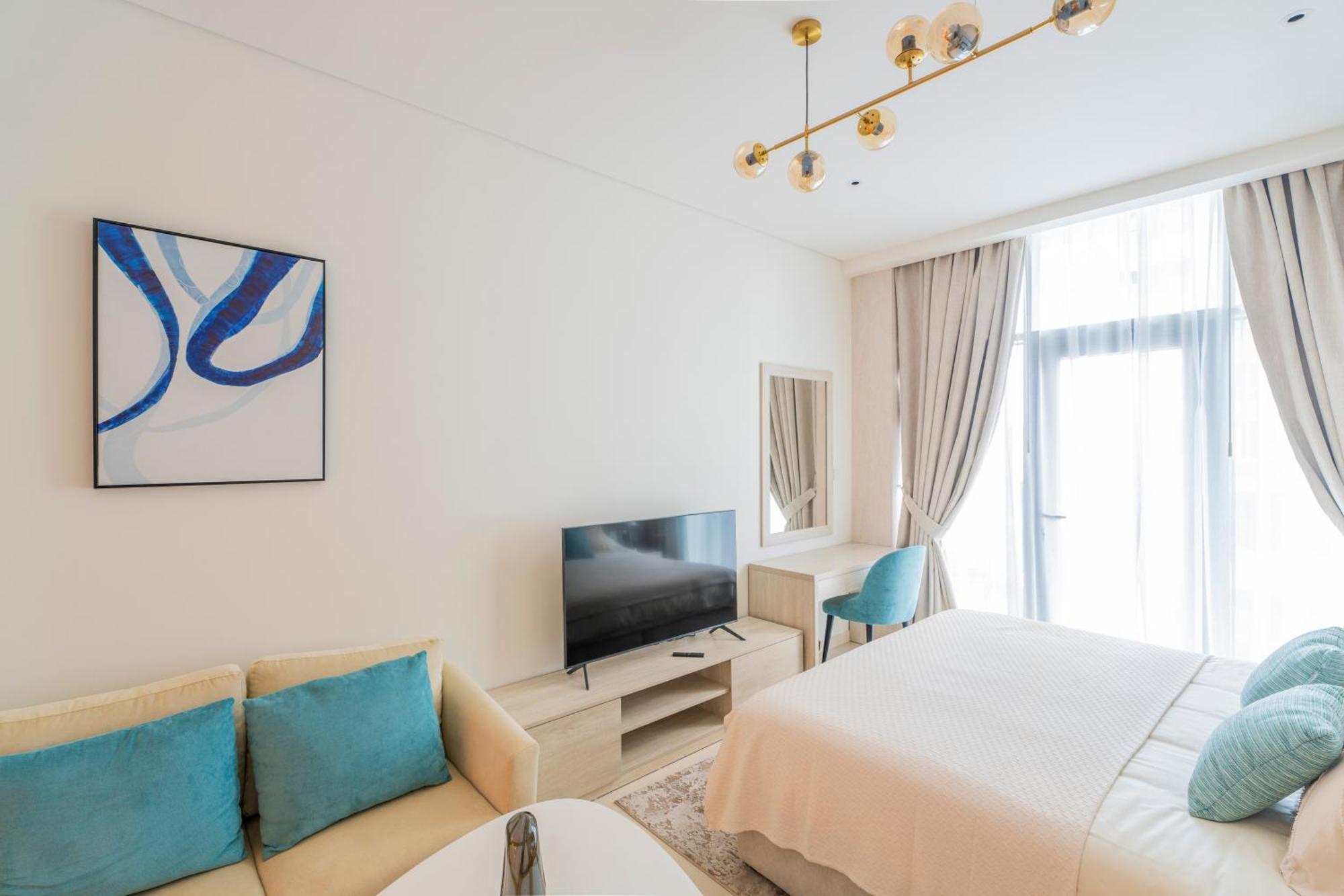 Studio With Pool And Private Beach Access On Palm Jumeirah Dubai Exteriör bild