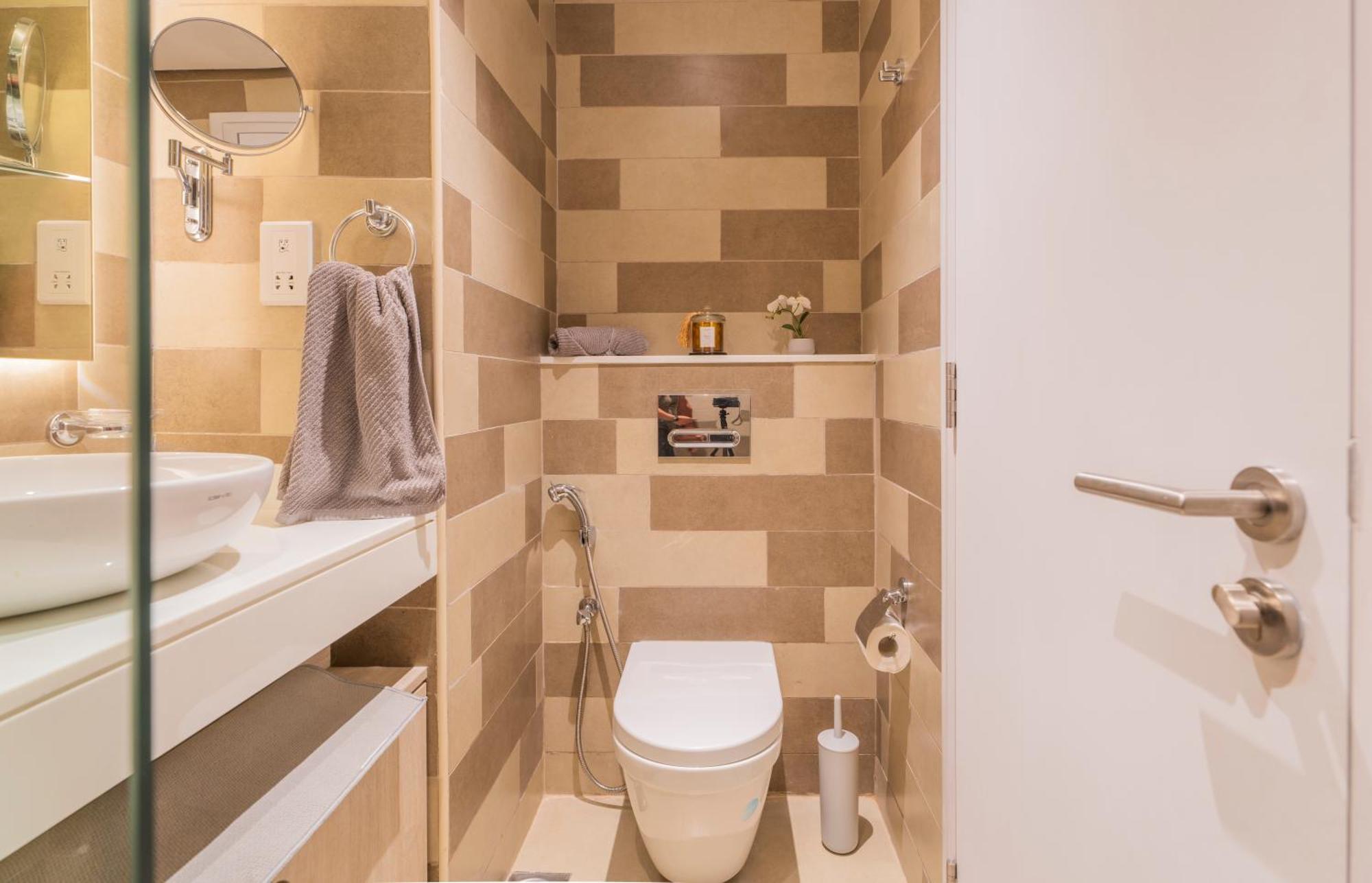 Studio With Pool And Private Beach Access On Palm Jumeirah Dubai Exteriör bild