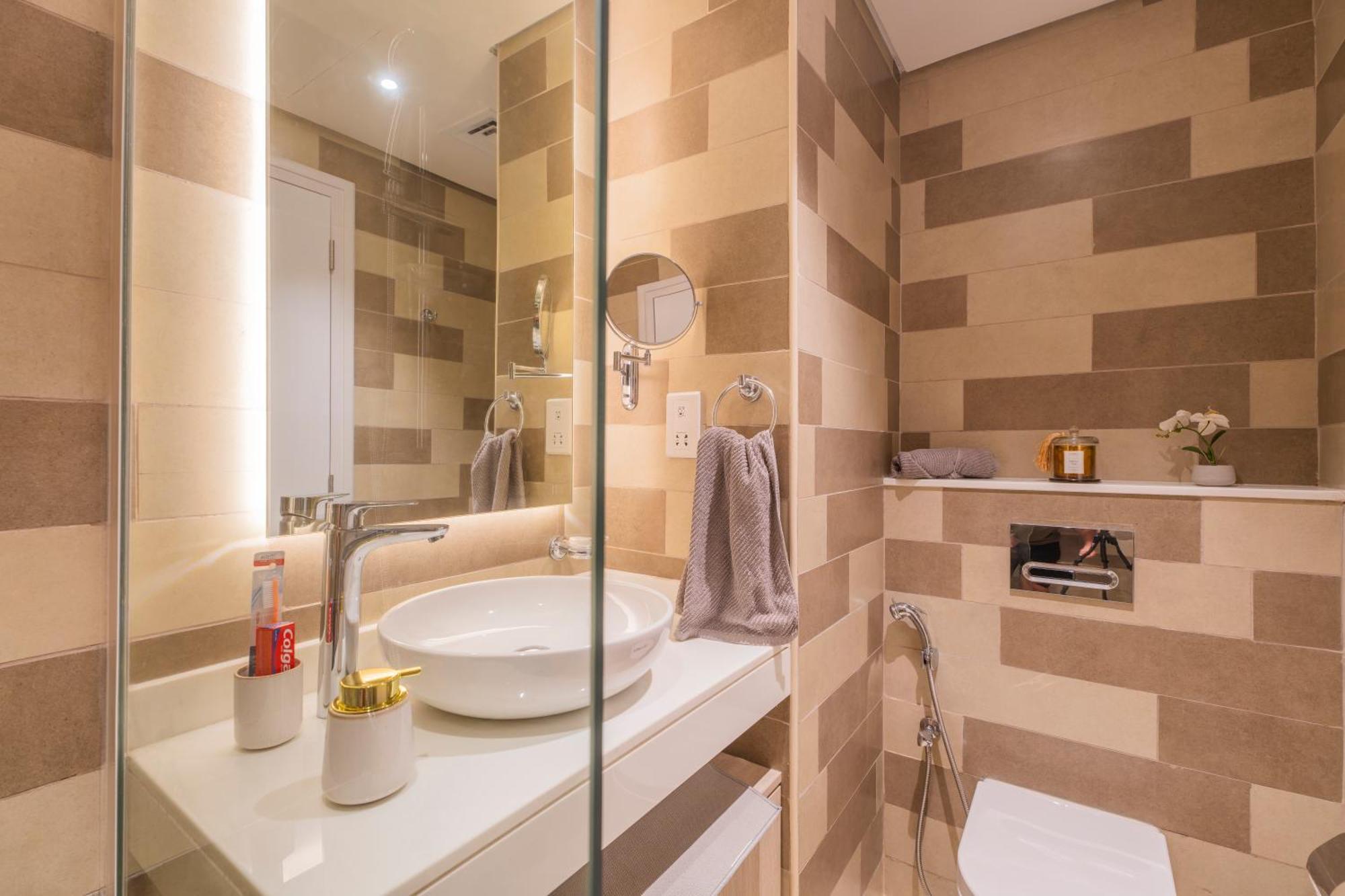Studio With Pool And Private Beach Access On Palm Jumeirah Dubai Exteriör bild