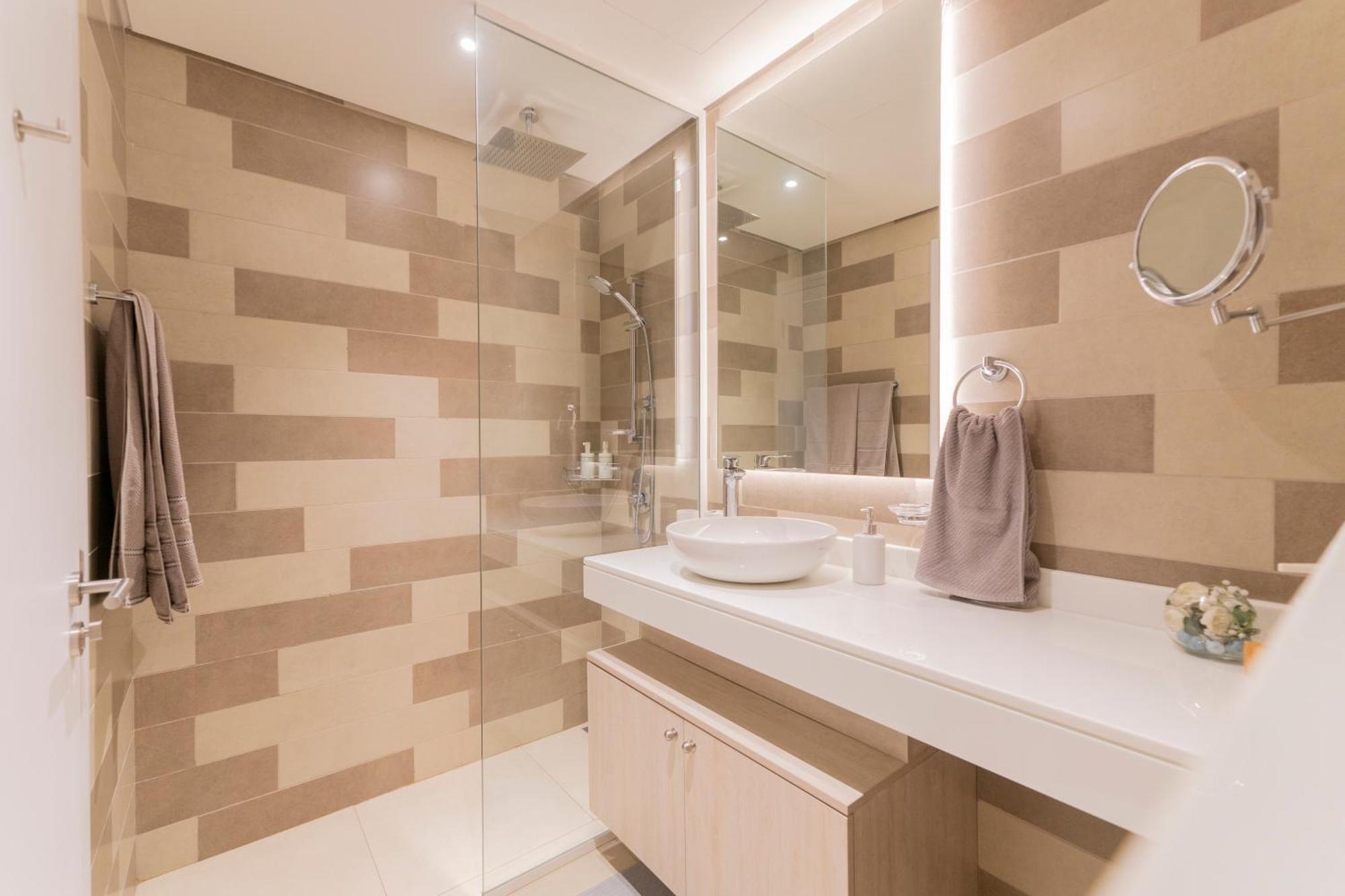 Studio With Pool And Private Beach Access On Palm Jumeirah Dubai Exteriör bild